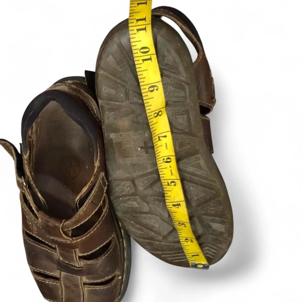 Dr Martens Fisherman Sandals Mens UK 9 US 10 Docs England Made Leather Vintage